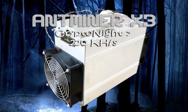 Végjátékban a CryptoNight bányászat – Debütál a Bitmain Antminer X3