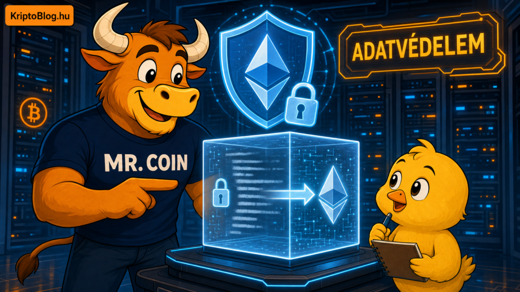 Ethereum obfuszkacio es adatvedelem illusztracio KriptoBlog.hu brandjelzessel