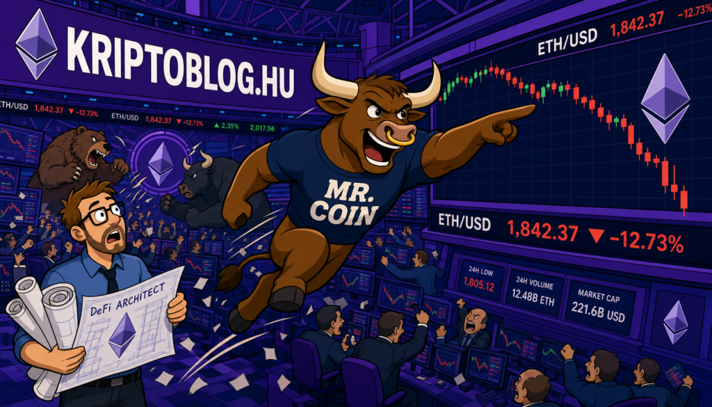 Ethereum árfolyam: 2000 dollár alatti harc és a 1850 dolláros cél - KriptoBlog.hu borítókép