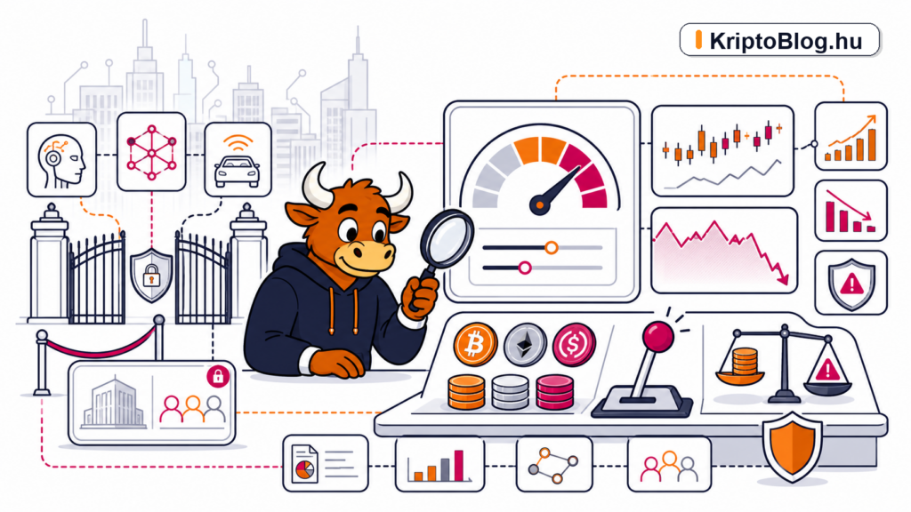 Pre IPO perpetual futures magán AI cégek szintetikus kitettség tőkeáttétel és margin kockázat illusztráció KriptoBlog.hu brandjelzéssel