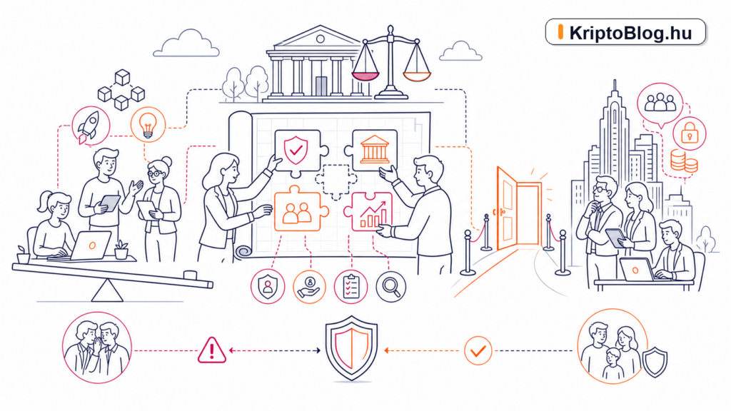 KriptoBlog.hu borítókép Ripple jellegű kripto szabályozási stratégia fogyasztóvédelem és regulatory capture kockázat illusztráció